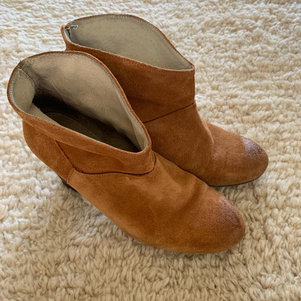 Jeffery Campbell suede ankle boot